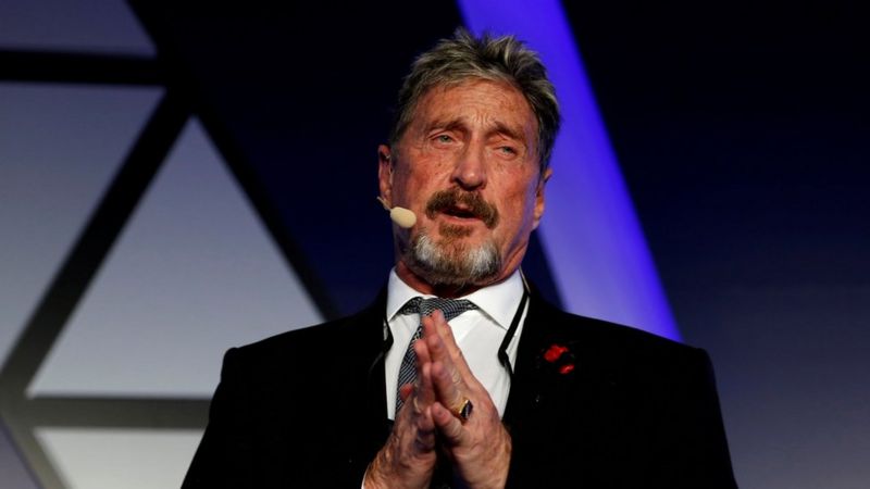 Anti-virus creator John McAfee arrested over tax evasion charges