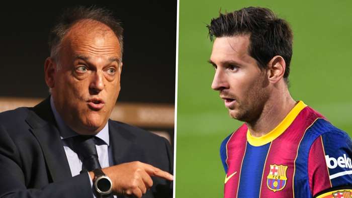 ‘La Liga is ready for Messi to leave Barca’ – President Tebas unfazed after Ronaldo & Neymar departures