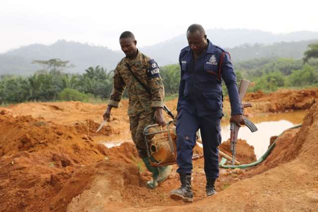 Galamsey pit collapse: MCE calls for permanent military post