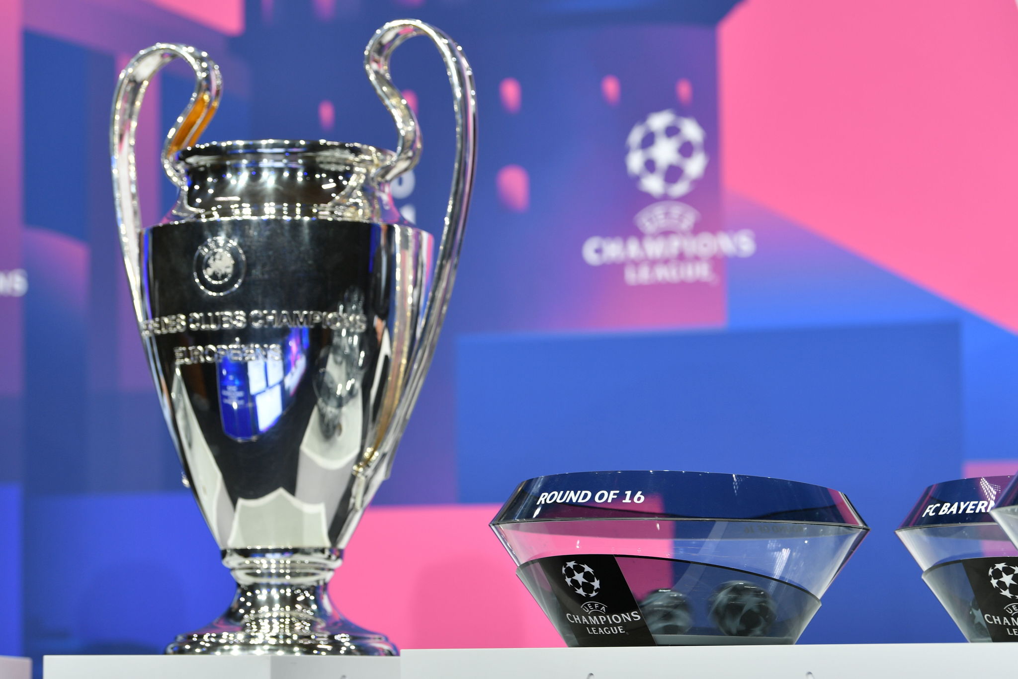 The Champions League draw has been declared void and will be “entirely redone” at 14:00 GMT.