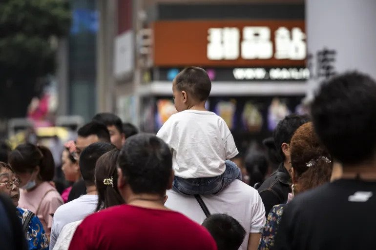 China’s birth rate drops to record low